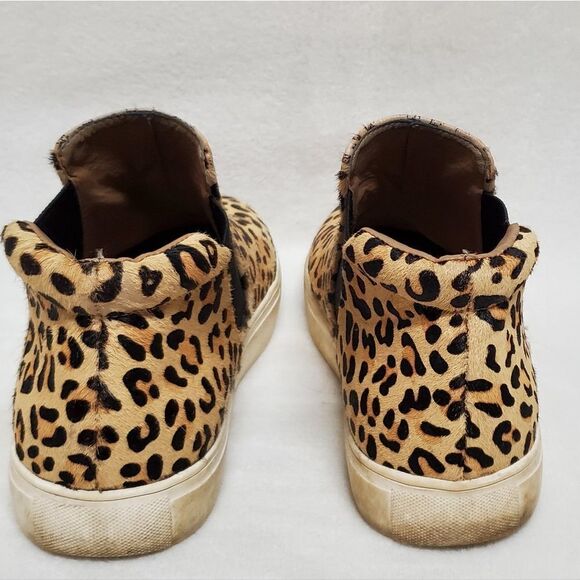 COCONUTS by Matisse Harlan Leopard Print Real Fur High Top Sneaker 10 - Picture 12 of 16